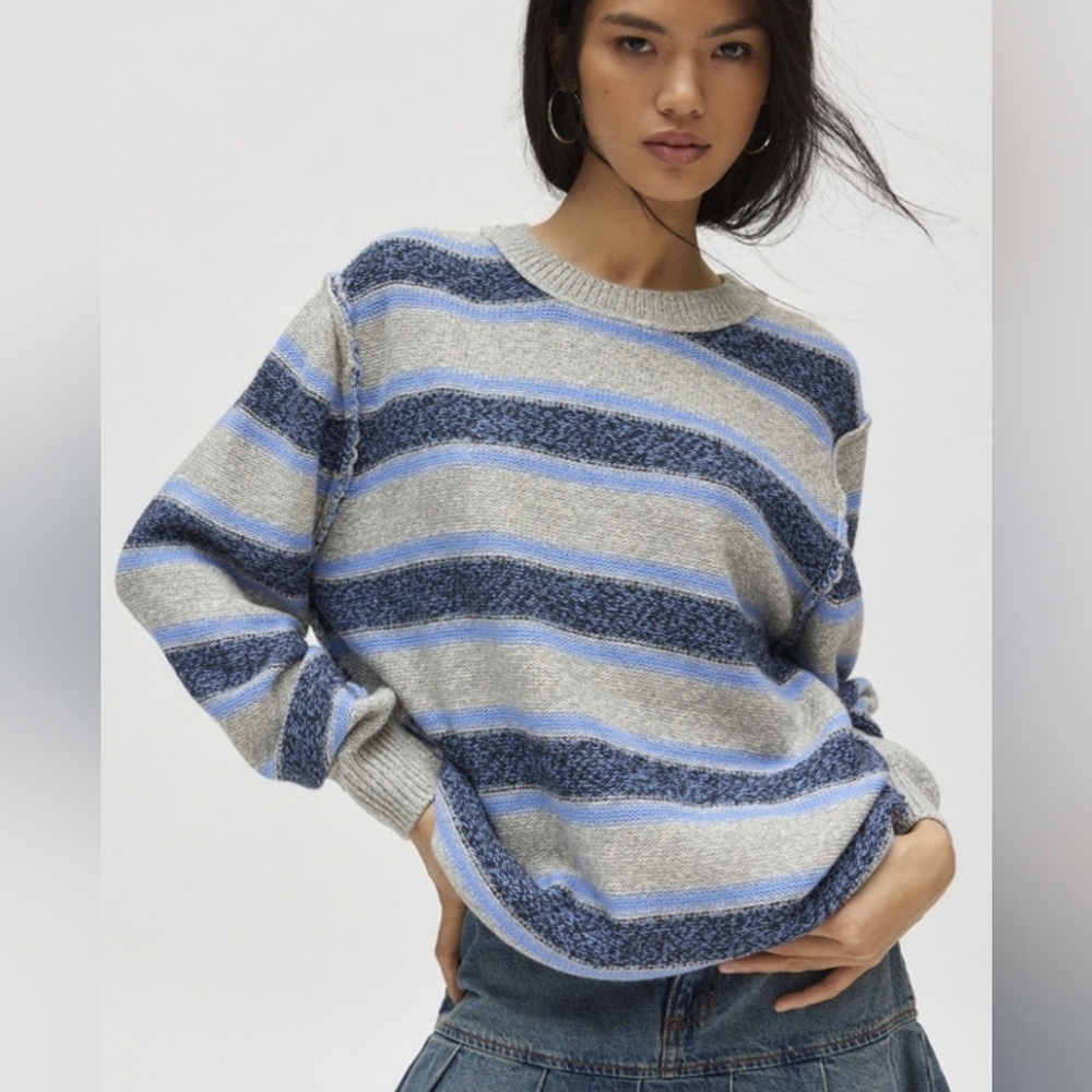 Urban Outfitters BDG Oaklyn Oversized Crew Neck Pullover Sweater